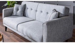 Set Canapea Extensibilă si Fotoliu Aria - S, Gri