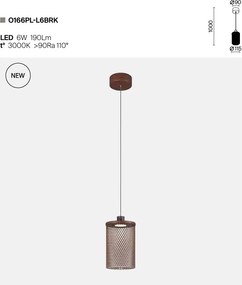 Pendul LED exterior design modern IP54 Latticea