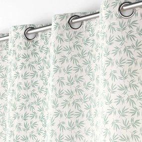 Draperie albă/verde 140x240 cm Maddy – douceur d'intérieur