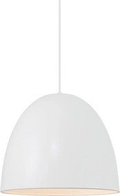 Lampa suspendata alba Alexander 30 cm