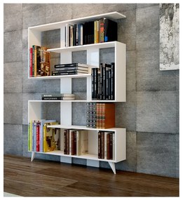 Bibliotecă Rain, alb