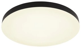 Plafoniera LED design modern simplu MATTHEW D-50cm negru/opal