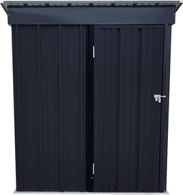 Depozit grădină pentru scule din tablă, antracit / alb, 1,6x0,9 m, NELON