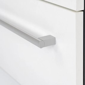 Dulap inferior Vario Clam 100 cu lavoar antracit-alb