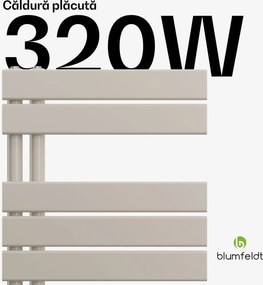 Blumfeldt Radiator Fairmont, 45 x 80 cm, de perete, design modern, cu încălzire pe apă