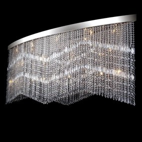 Lustra aplicata moderna cristal Bohemia, L-200cm L17 010/25/3, 3-SK, F 2 coat