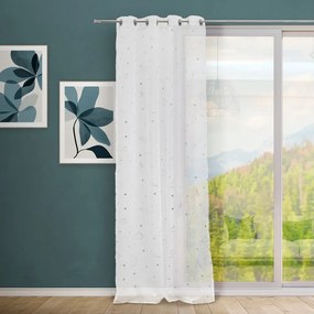 Perdea albă-argintie 140x260 cm Dinos – Casa Selección