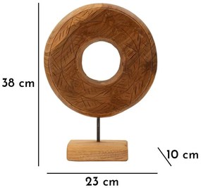 Statuetă din lemn (înălțime 38 cm) Dorat – Mauro Ferretti