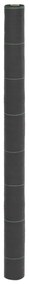 vidaXL Membrană antiburuieni, negru, 1,5x50 m, PP