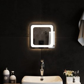 Oglinda cu LED de baie, 30x30 cm