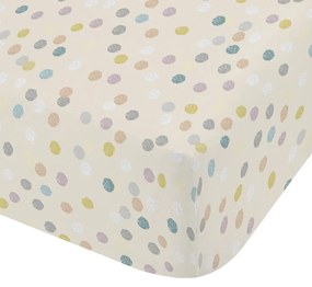 Cearceaf pentru copii din flanelă cu elastic 90x190 cm Balloons Spot – Bianca