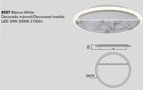 Plafoniera LED design ambiental MARMOL