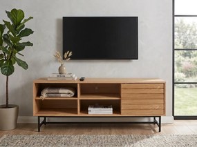 Masuta TV VALMOR 140x40 cm, decor stejar