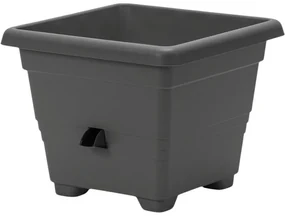 Plastia Ghiveci auto-udare Plastia Bergamot 35 x 35 cm,gri, 35 x 35 cm