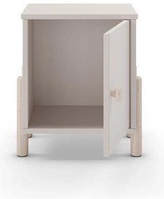 Noptieră de copii crem din lemn de pin Enola – Marckeric