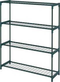 Outsunny Raft de Colț pentru Plante pe 4 Nivele, Suport Lemn pentru Expunerea Ghivecelor, Ideal Cameră sau Balcon | Aosom Romania