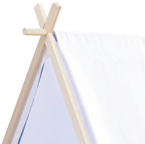 Bino Cort pentru copii Little house alb, 125 x 92x 95 cm