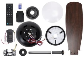 Ventilator LED dimabil de tavan Aigostar LED/24W/230V 2700-6500K 106,6 cm + telecomandă