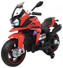 Motocicleta Electrica cu Acumulator Pentru Copii NOVOKIDS™ Rio Motor, 3-8 ani, max 30 kg, Cu USB, Sunete si Lumini LED, Pornire cu cheie, Roti