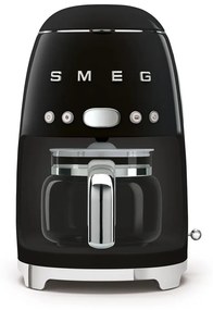 Aparat de cafea negru cu filtru 50's Retro Style - SMEG