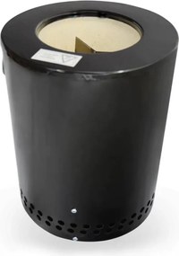 Aparat de copt ardei Rubino RU-01, 1200W, 1 buc, Otel, 27x20 cm, Negru