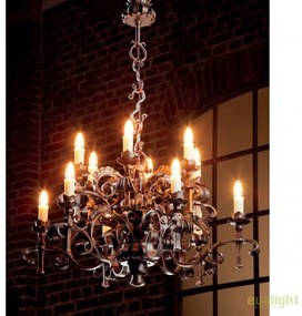 Candelabru din fier forjat realizat manual HL 853