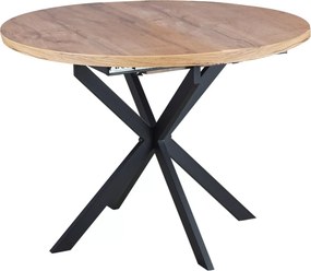 OFERTA Masa extensibila de dining GASTON 100(135)X100 cm, decor stejar artisan calitate a II-a