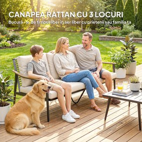 Outsunny Canapea pentru terasă | Aosom Romania