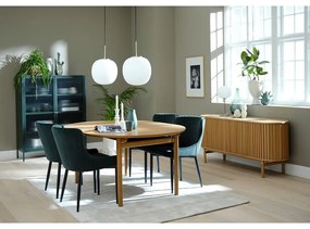 Scaun de sufragerie verde tapițat Ottowa – Unique Furniture