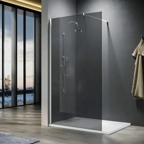 Paravan de dus Walk-In sticla securizata fumurie 8 mm, 90x190 cm