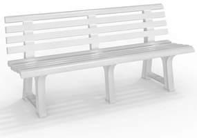 Bancă de grădină ORCHIDEA, 145x49x74cm, alb I.P.A.E-Progarden