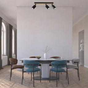 Spot TERRA 3xGU10/8W/230V negru