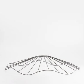 Brilagi - Lustră LED aplicată CERIA WIRE, 1x E27/40W/230V, Ø80 cm, negru/stejar