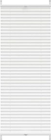 vidaXL Jaluzea plisse, alb, 60x100 cm, pliuri