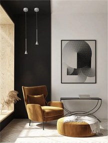 Pendul LED design minimalist NET alb