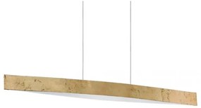 Lustra, Pendul modern L-97cm, finisaj auriu/alb, LED Fornes 93341 EL