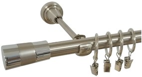 Galerie simpla VALEO /19 - INOX (Alege marime: 300 cm)