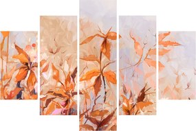Tablou - Flori pictate (150x105 cm)