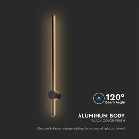 Aplică LED de exterior LED/12W/230V 4000K IP65 negru
