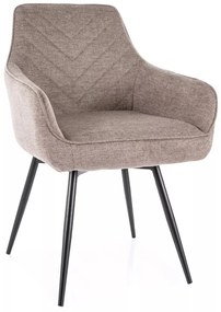 Scaun Servio bej/negru Brego34