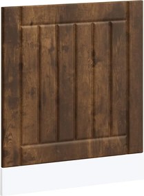 vidaXL Panou pentru mașină spălat vase "Lucca" Lemn stejar afumat