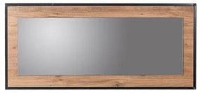 Oglindă de perete QUANTUM 60x110 cm maro/neagră