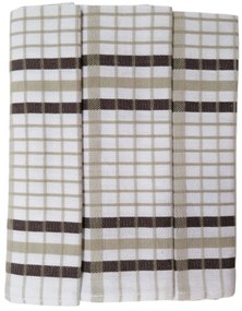Prosop de bucătărie în carouri Egypt – Set 3 bucăți
