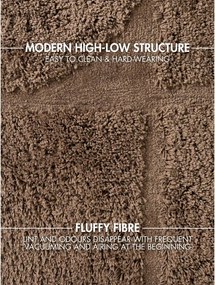 Covor maro țesut manual 200x300 cm Lambeth Jasper – Ted Baker