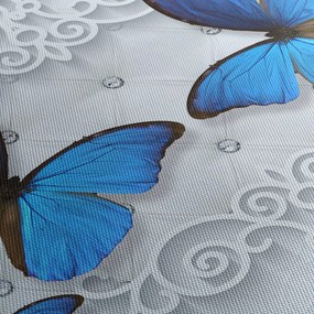 Tablou - Fluturi albaștri (150x105 cm)