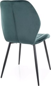Scaun de dining JAKE VELVET verde