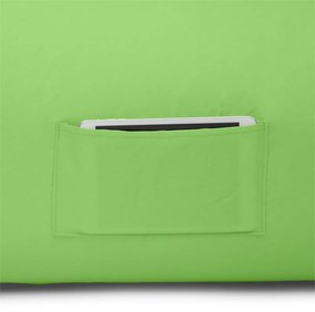 Airchair, scaun gonflabil, 90x80x150cm, rucsac, lavabil, poliester, verde