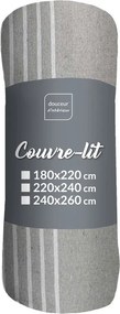 Cuvertură gri 220x240 cm Adele – douceur d'intérieur