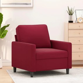348729 vidaXL Canapea de o persoană, roșu vin, 60 cm, catifea