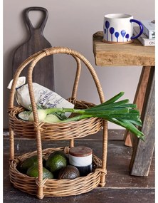 Căni albe-albastre 3 buc. din gresie 450 ml Linora – Bloomingville